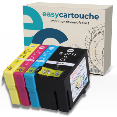 Pack compatible EPSON 27XL, 4 cartouches